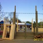 Constructing new entertainment buildings and decks at Zao Island in Valparaiso, IN