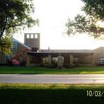 Building a new carport roof for 1st Christian Reformed Church of DeMotte