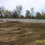 Concrete house foundation