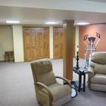Basement features open area for working out